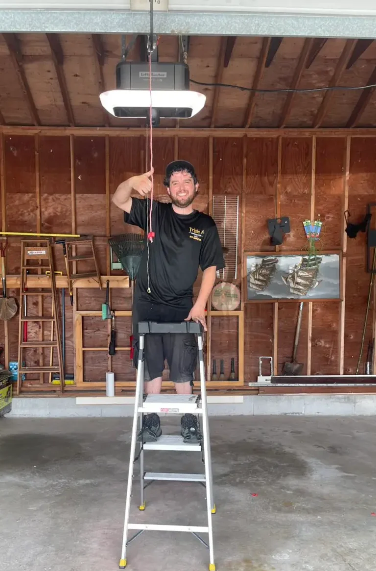 Blog 11 Garage Door Technician After Completing Garage Door Opener Installation