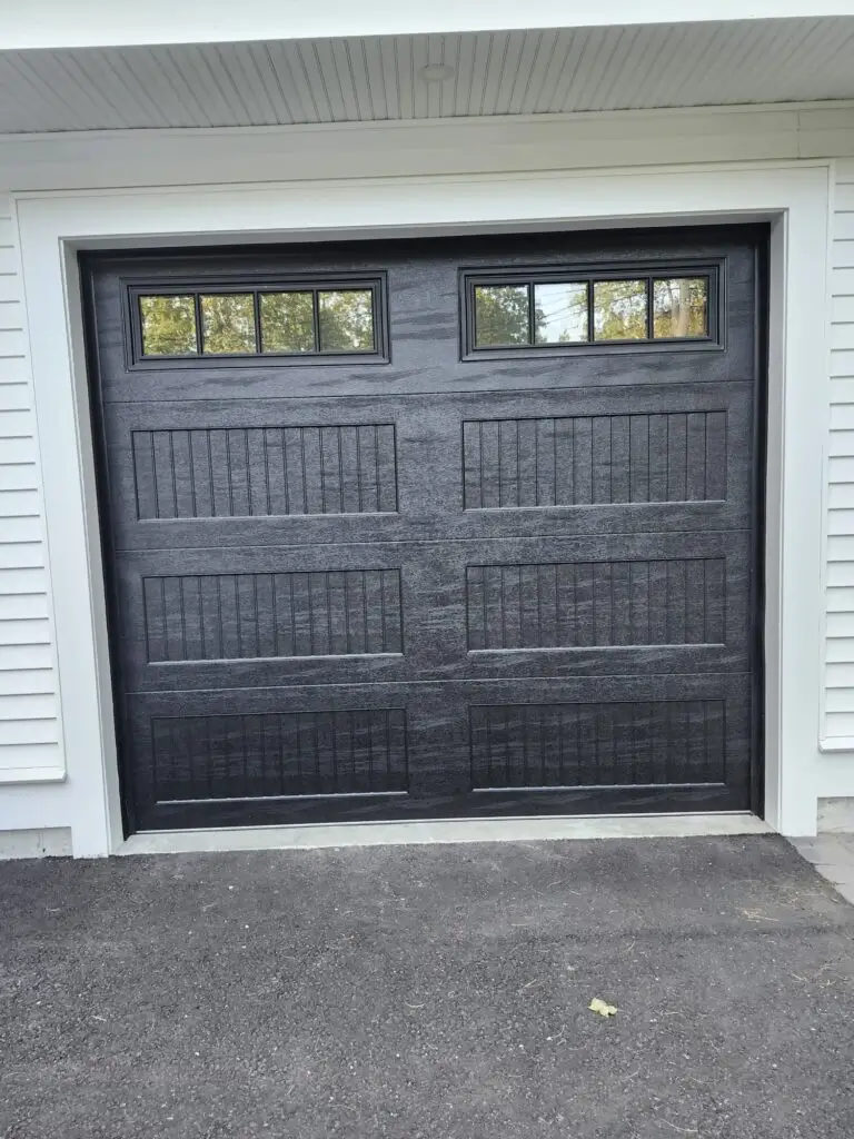 Garage Door Replacement Before And After In Framingham Ma