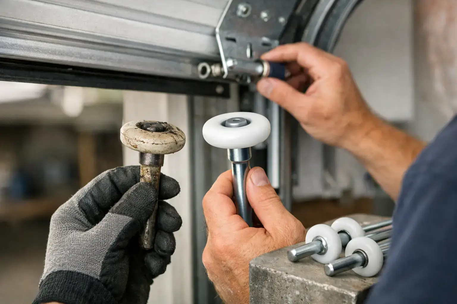 When to Replace Garage Door Rollers Safely 1 When To Replace Garage Door Rollers Safely